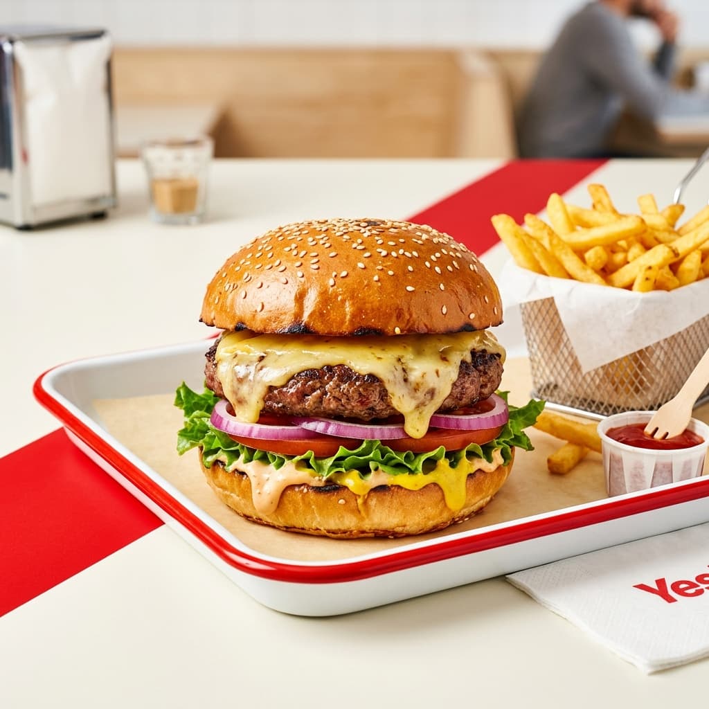Cheeseburger Menü